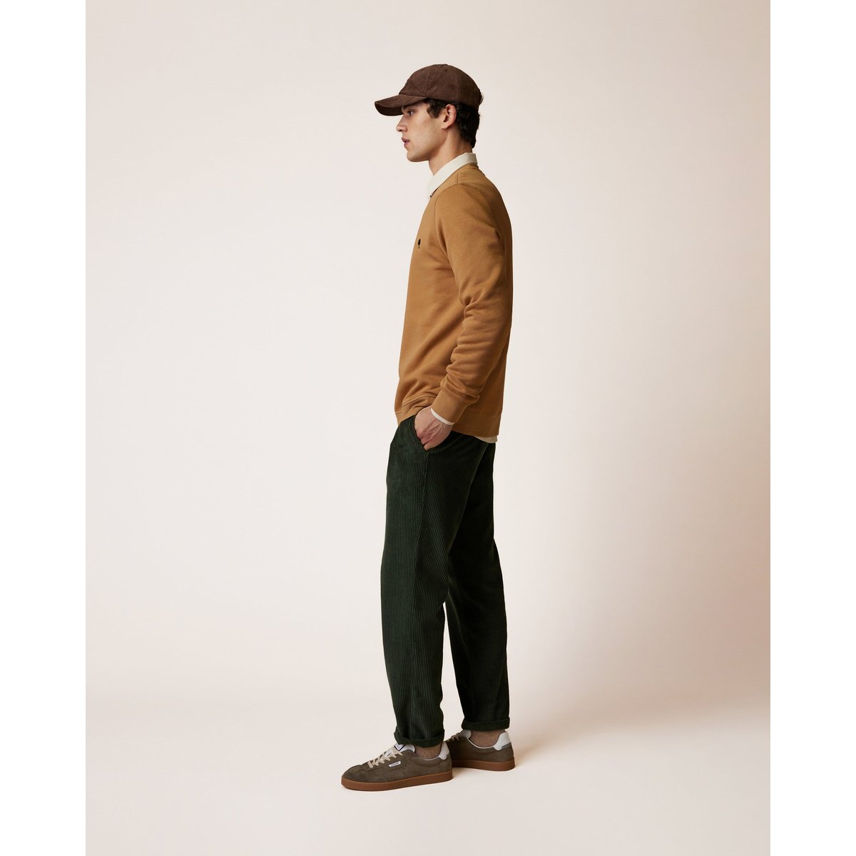Sweat en molleton camel, FAGUO