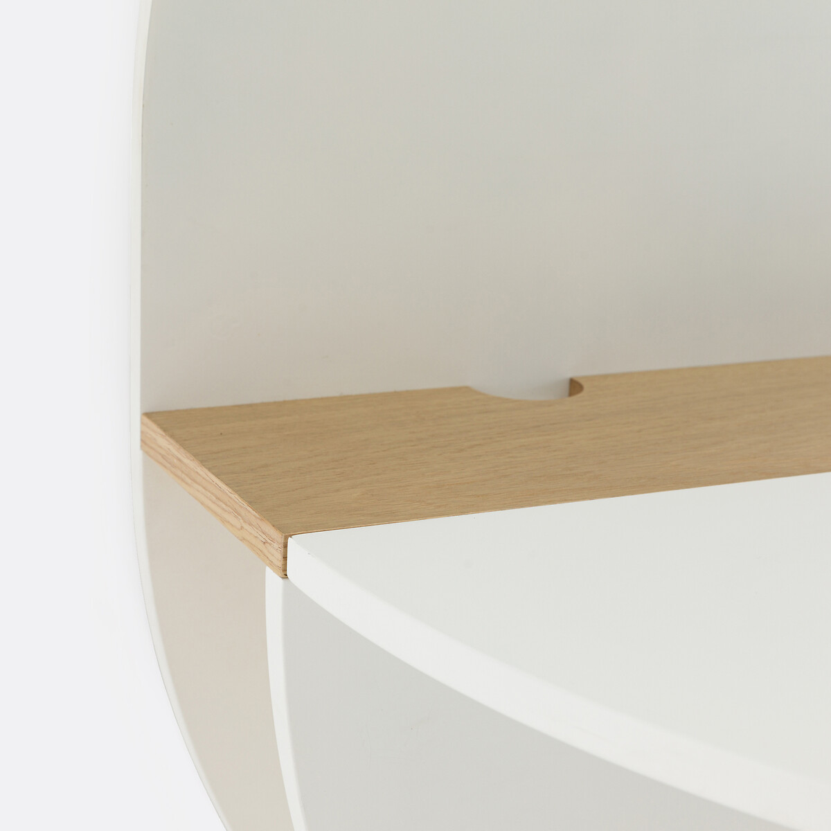 Escritorio de pared plegable, Anzio blanco/madera, LA REDOUTE INTERIEURS