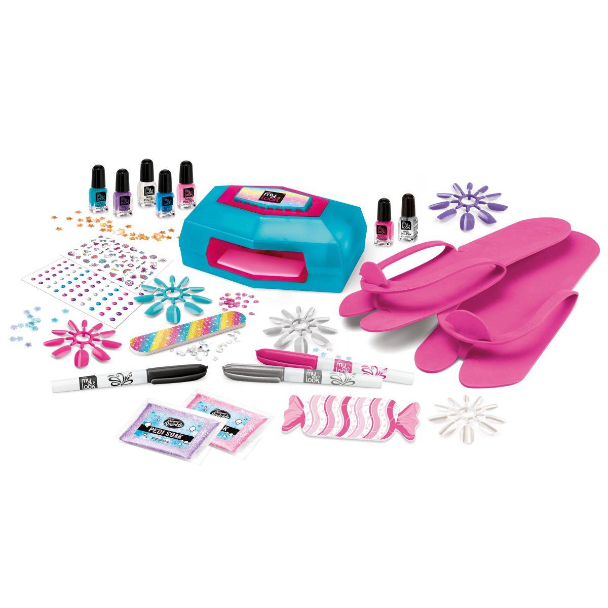 Salon Style Deluxe – Set pour manucure et pédicure multicolore, LEXIBOOK