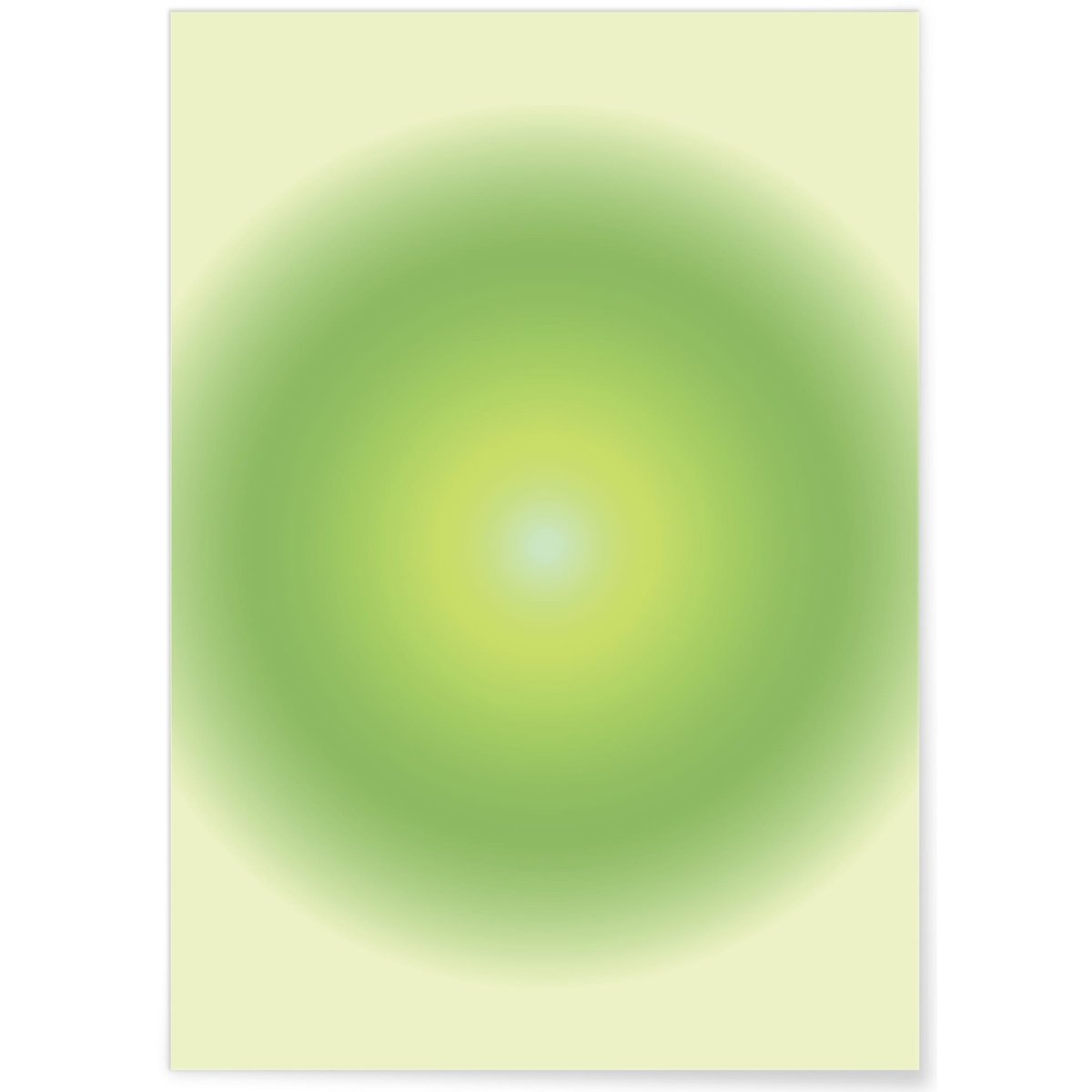Affiche Aura verte blanc, L'AFFICHERIE