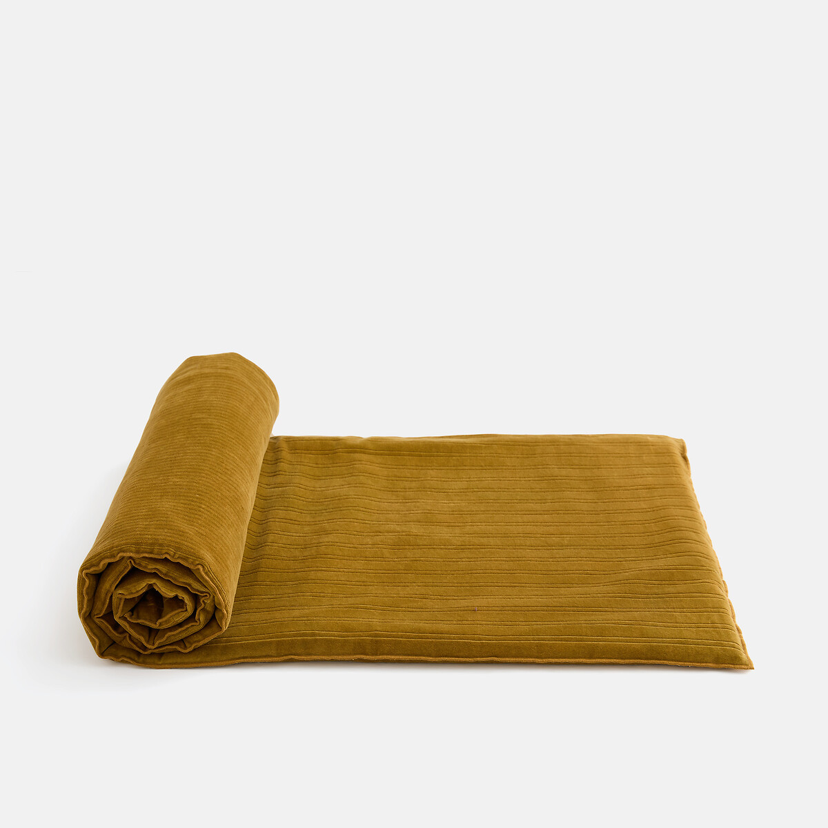 cojín de asiento, terciopelo gofrado, MILO bronce , LA REDOUTE INTERIEURS