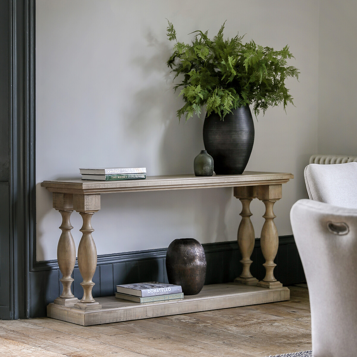 Vinton American Pine Console Table natural, ÉDITÉ