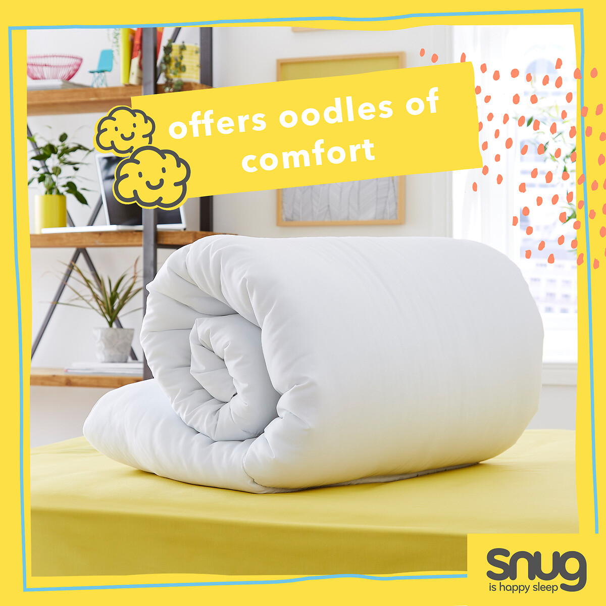 Deeply Dreamy 10.5 Tog Duvet white, SNUG