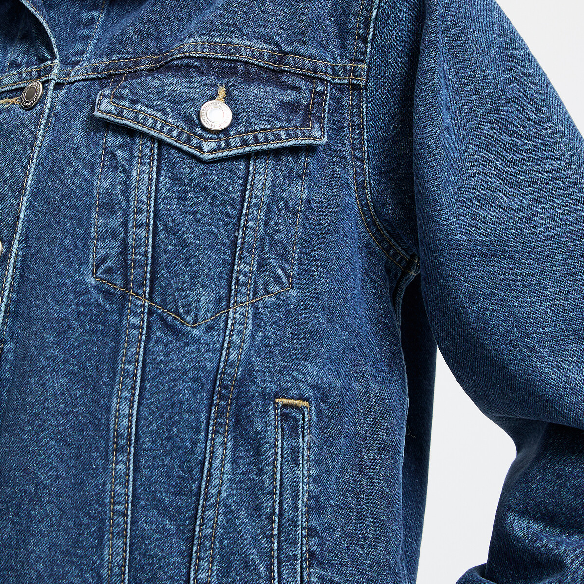 Veste en denim bleu stone, LA REDOUTE COLLECTIONS