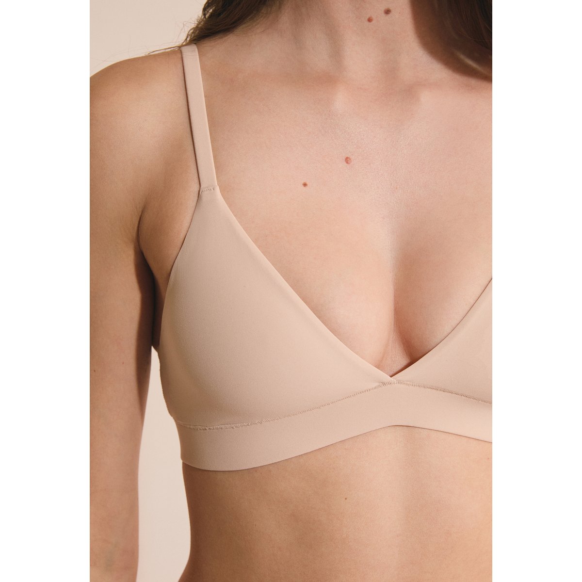 Soutien-gorge triangle en microfibre PURE SOFT lin, ETAM