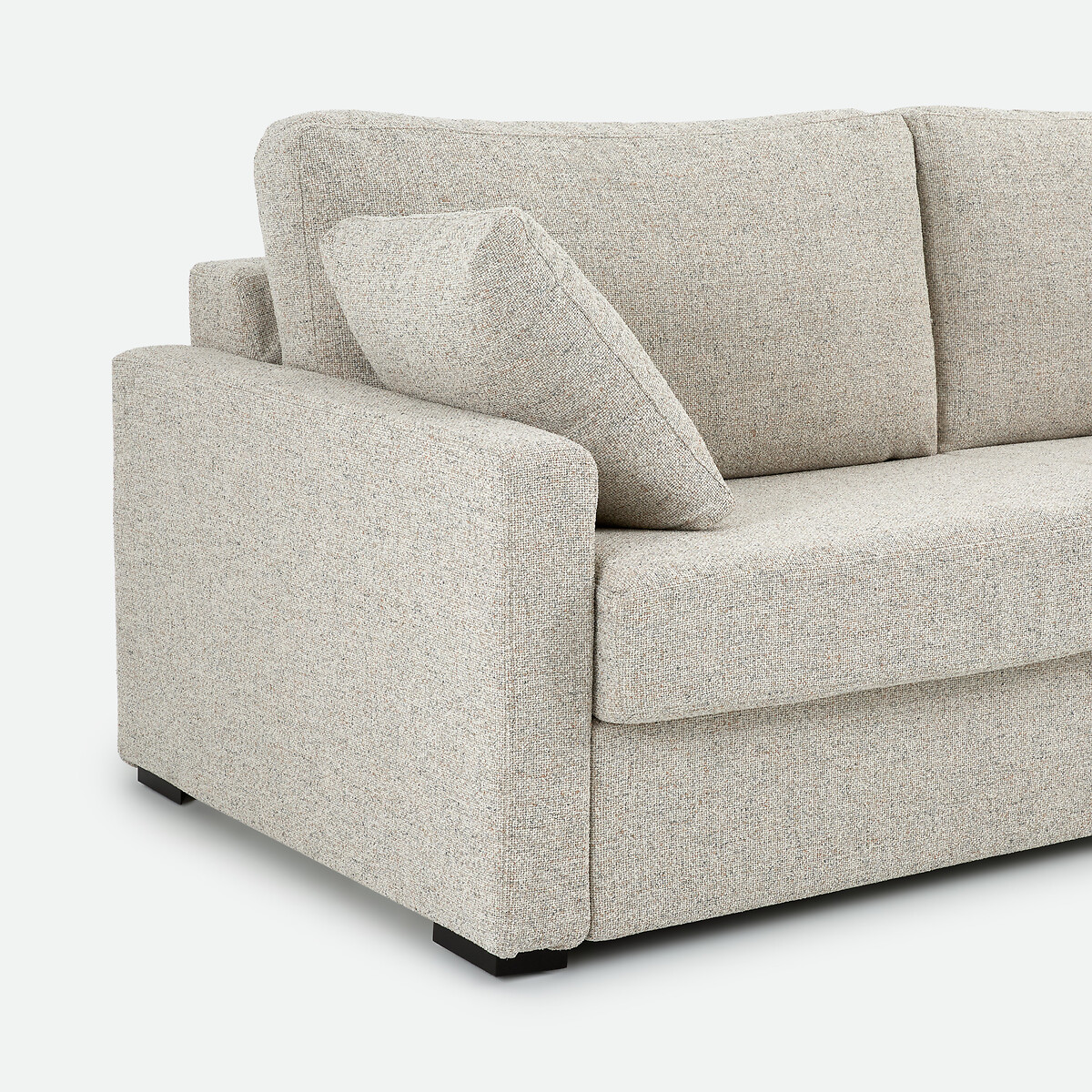 Canapé convertible, 2, 3 ou 4 places, Standard, tissu texturé moucheté, TIMOR ecru/bleu, LA REDOUTE INTERIEURS