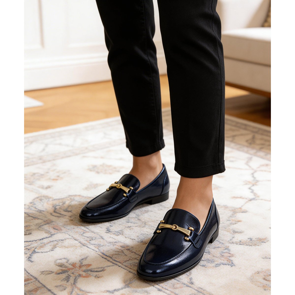 Mocassins AMELIE marine, FINSBURY
