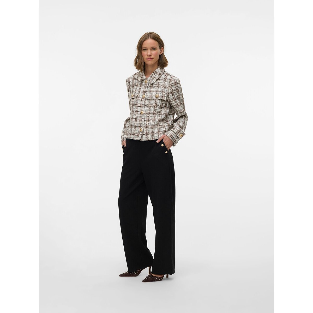 Wijde broek zwart, VERO MODA