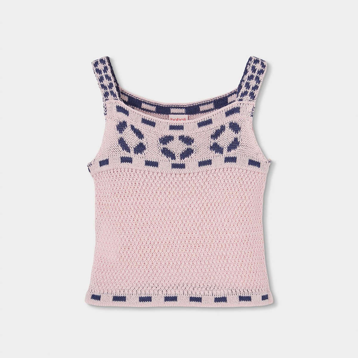 Top en coton rose, BOBOLI