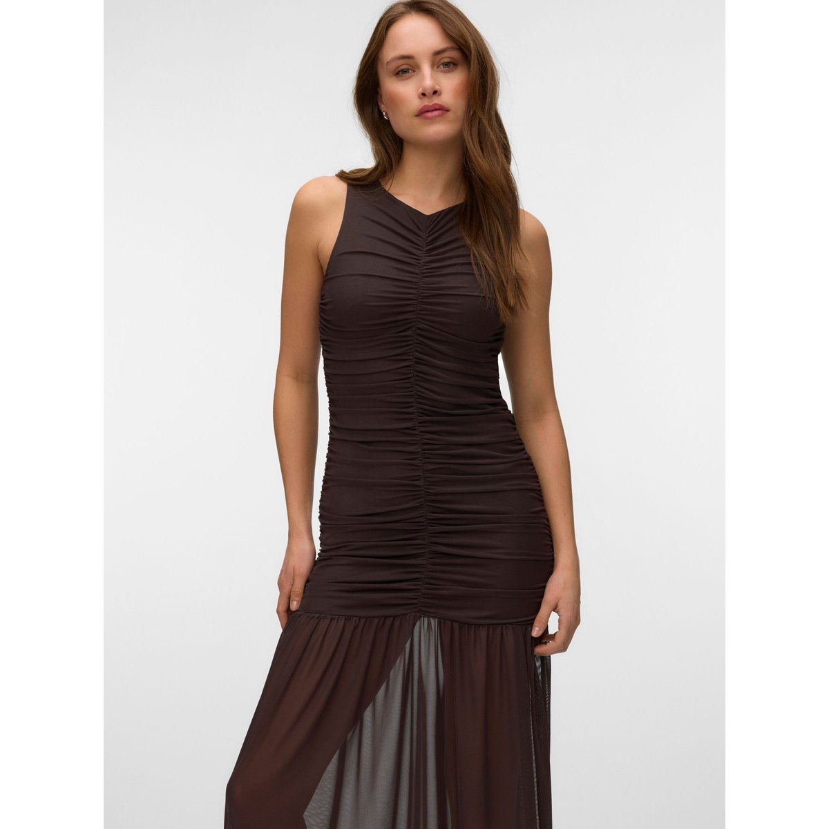 Robe marron - chocolate torte, VERO MODA