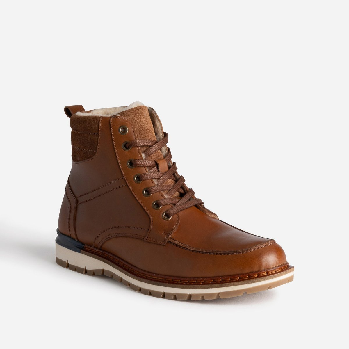 Boots en cuir ANTOINE cognac, ERAM
