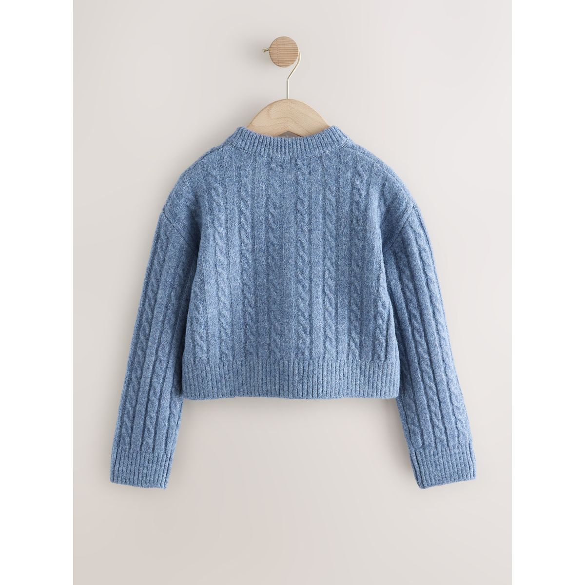 Cardigan torsadé bleu, NEXT