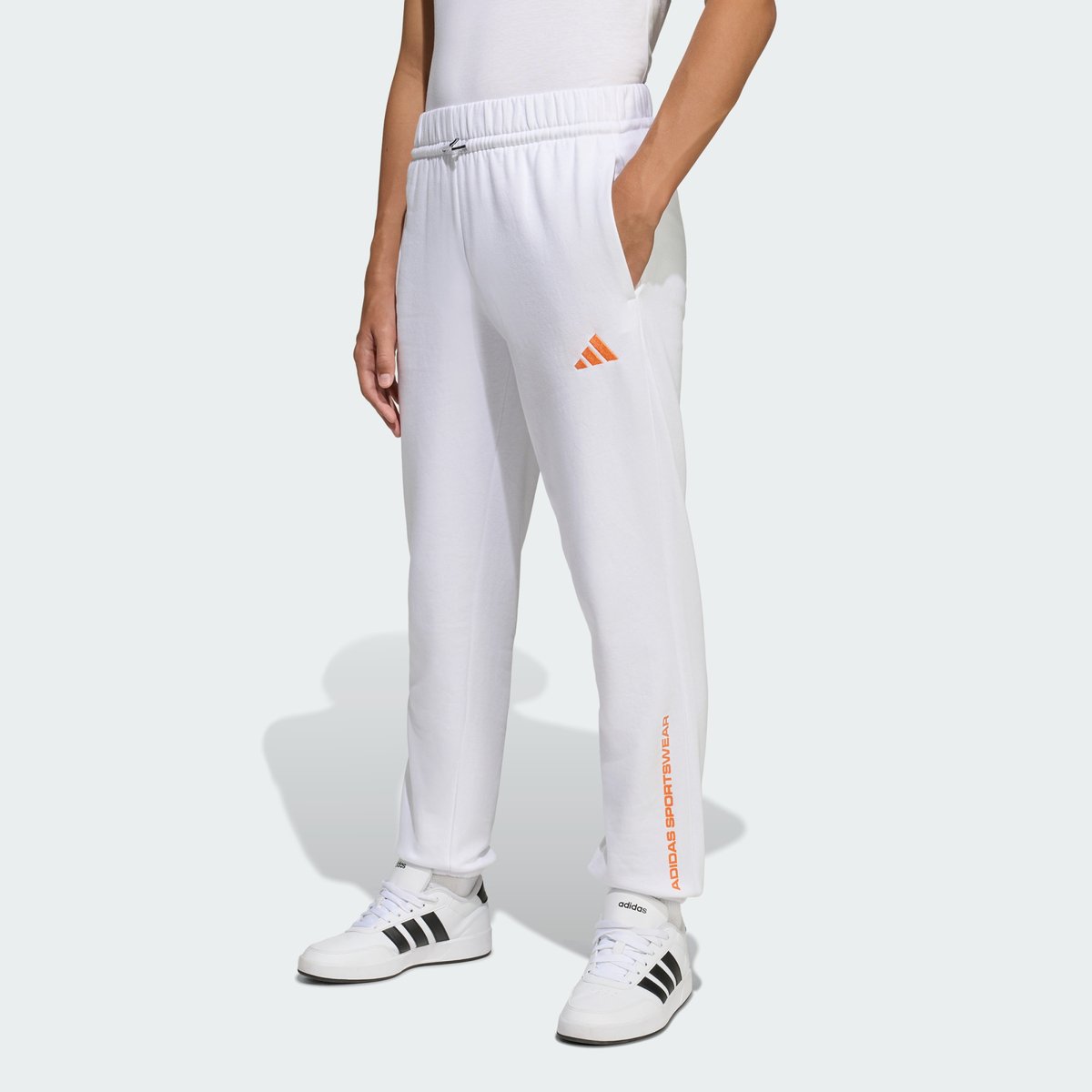 Pantalon Molleton Slogan Adidas Pantalon Molleton Slogan Adidas white, ADIDAS SPORTSWEAR