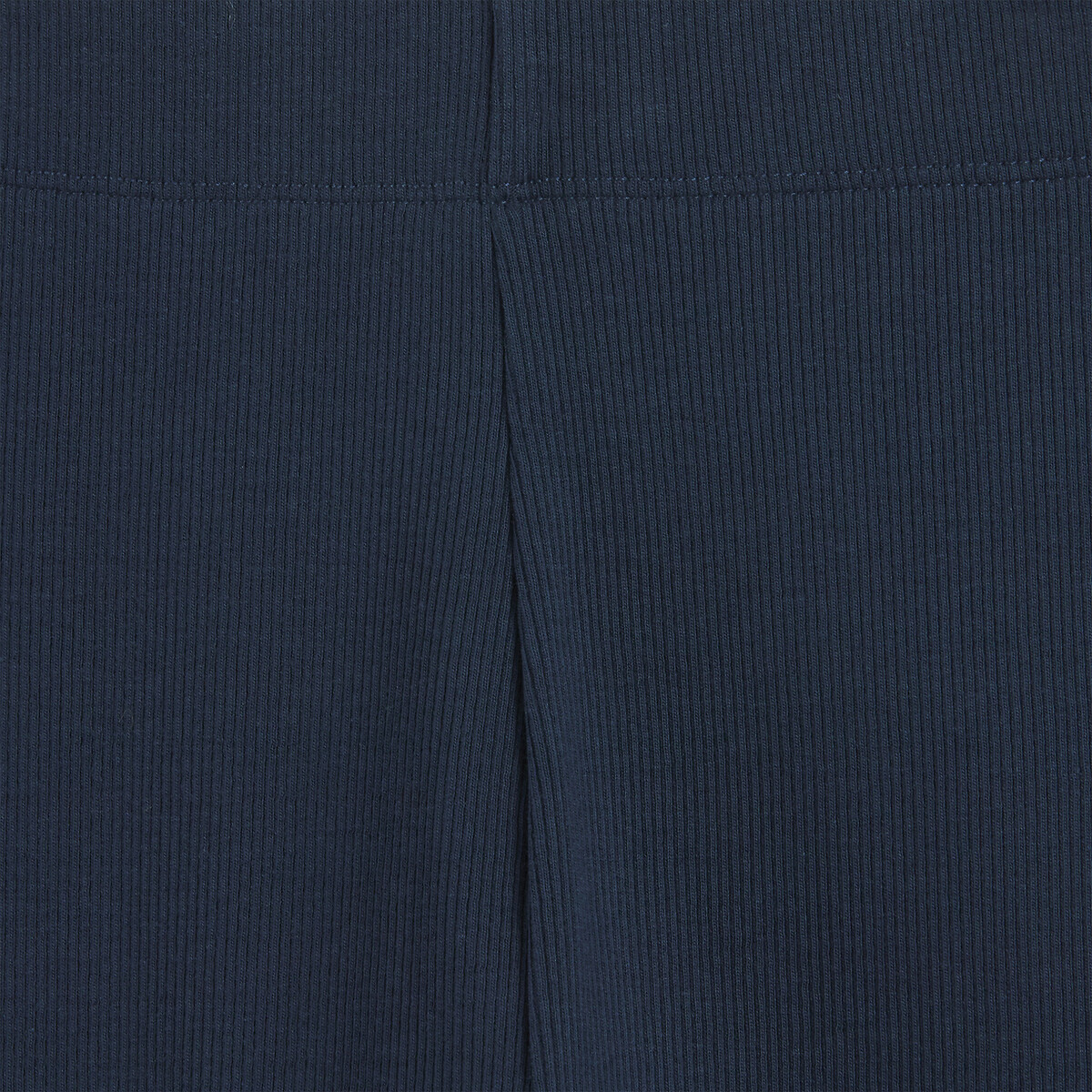 Lote de 3 leggings lisos de algodón verde + violeta + azul, LA REDOUTE COLLECTIONS