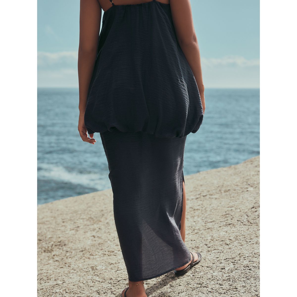 Jupe empire bleu marine, NEXT
