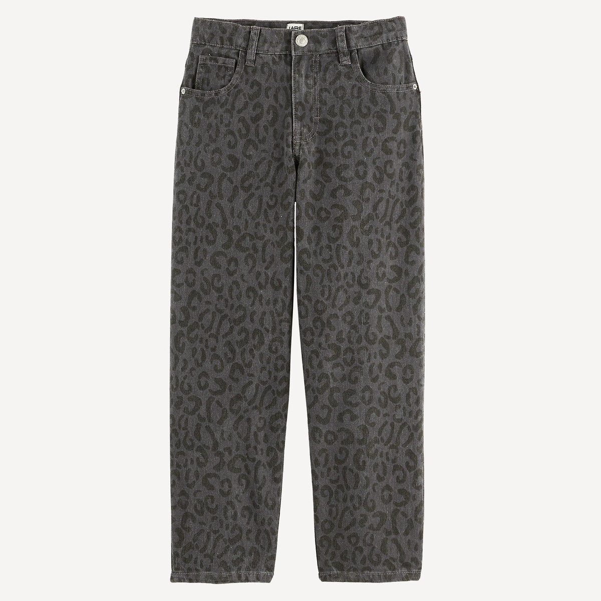 Pantalon large, imprimé léopard imprimé léopard foncé, LA REDOUTE COLLECTIONS
