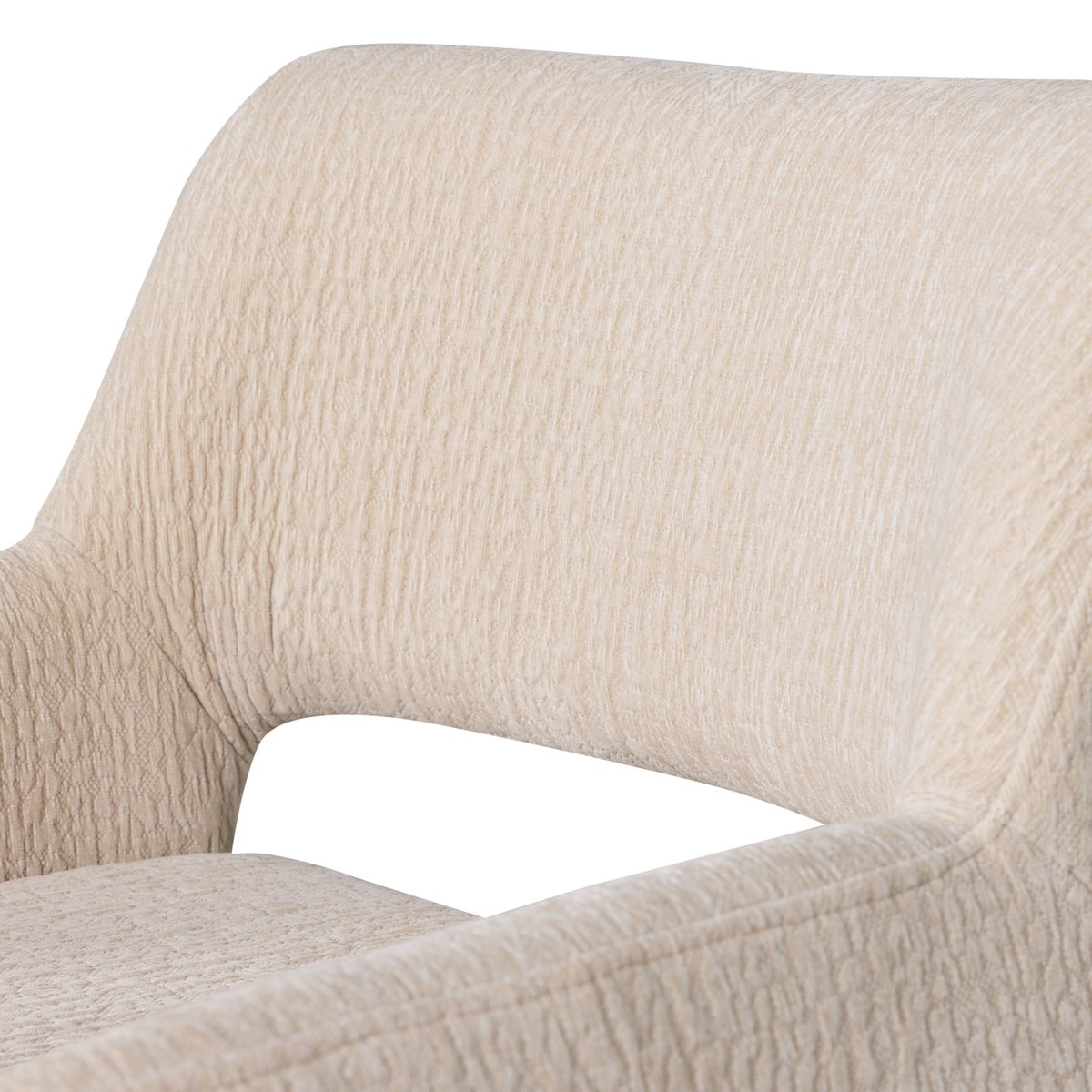 Chaise de salle à manger en chenille BIGFOOT sable, VTWONEN