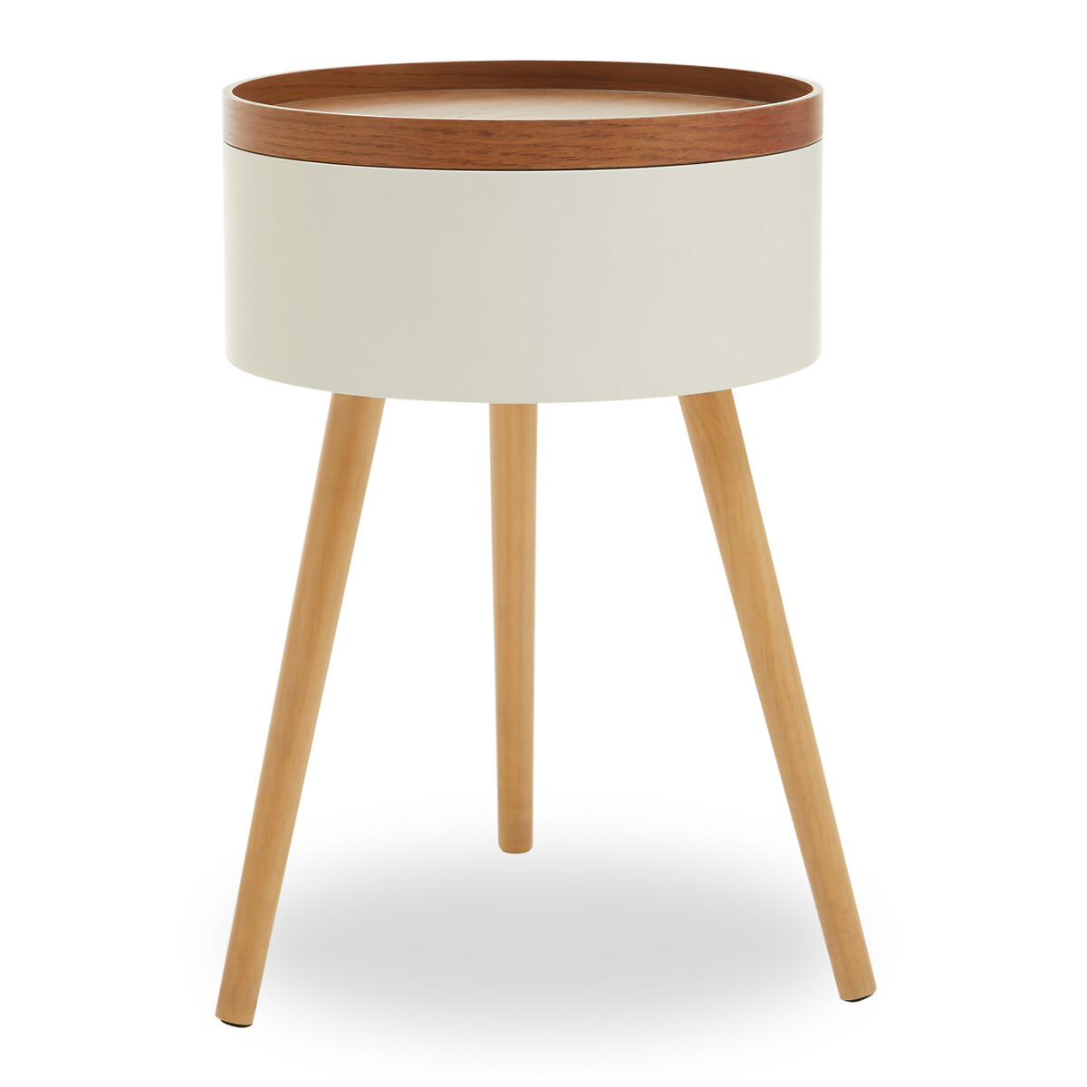 Lars Scandi Storage Side Table natural, SO'HOME