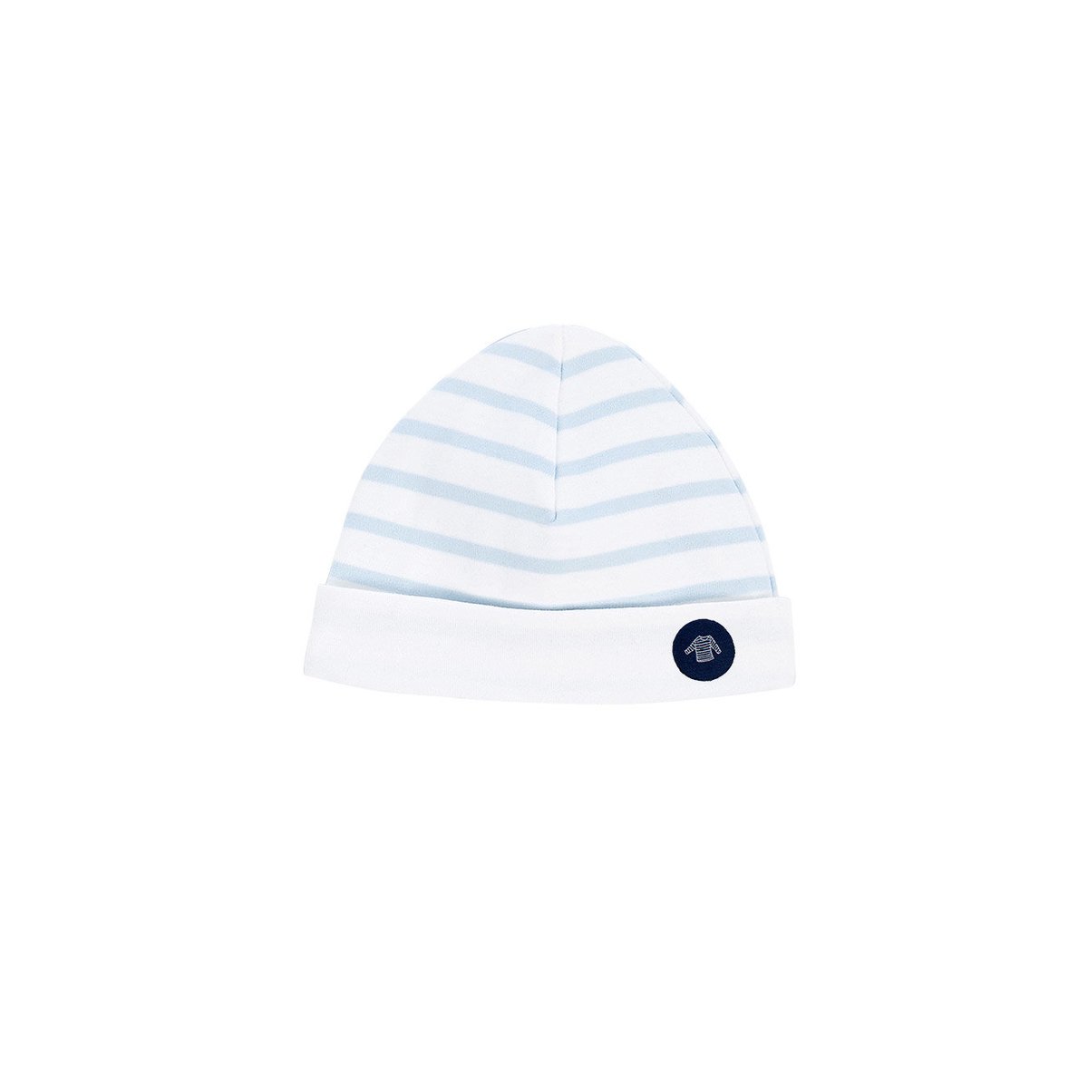 Bonnet en coton épais MORGAN BABY blanc/reflet, ARMOR-LUX