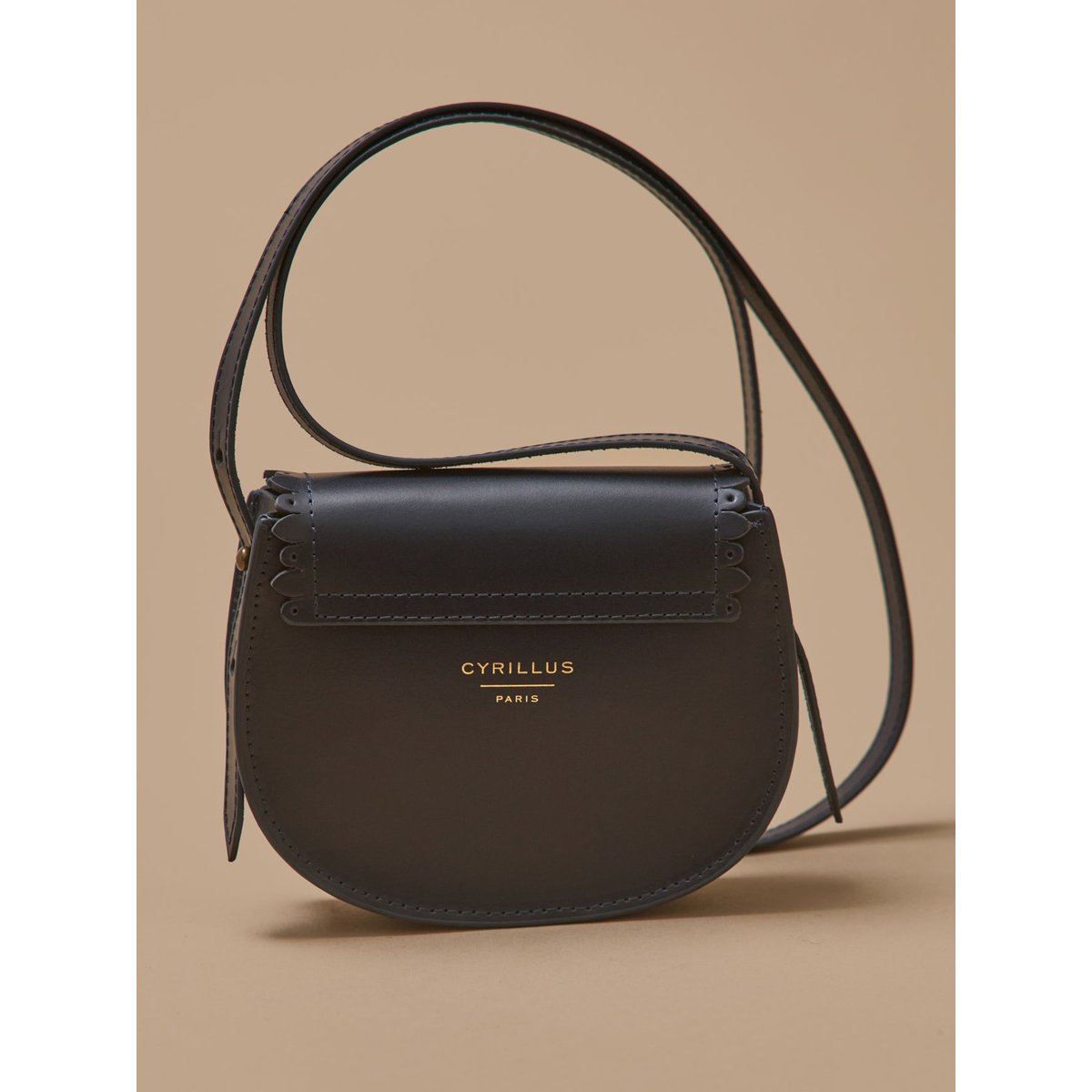 Sac écureuil en cuir marine, CYRILLUS
