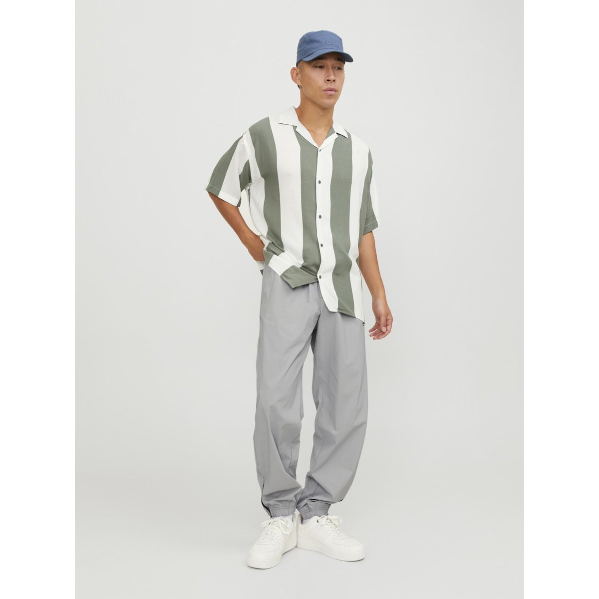 Pantalon De Survêtement grise - high-rise, JACK & JONES