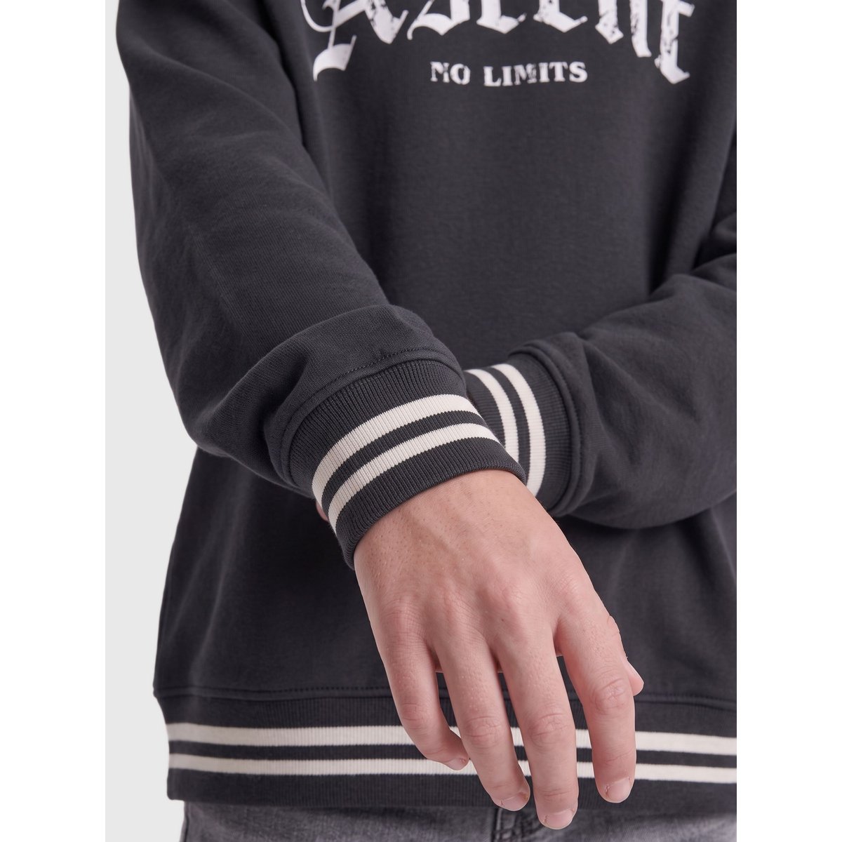 Sweat-Shirt noire - jet black, ONLY & SONS JUNIOR