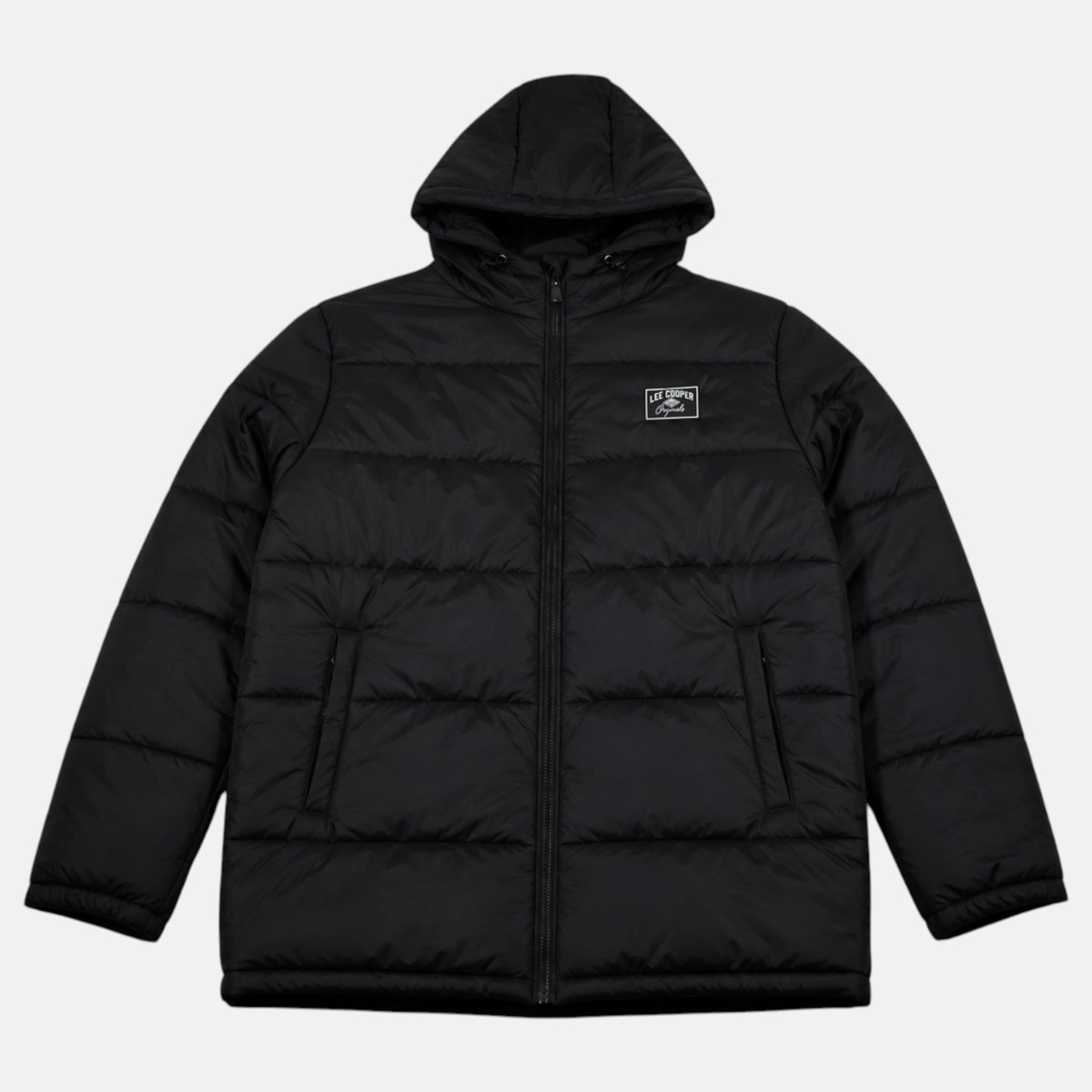 Doudoune matelassée zippée, poches zippées HIMALAYA noir, LEE COOPER