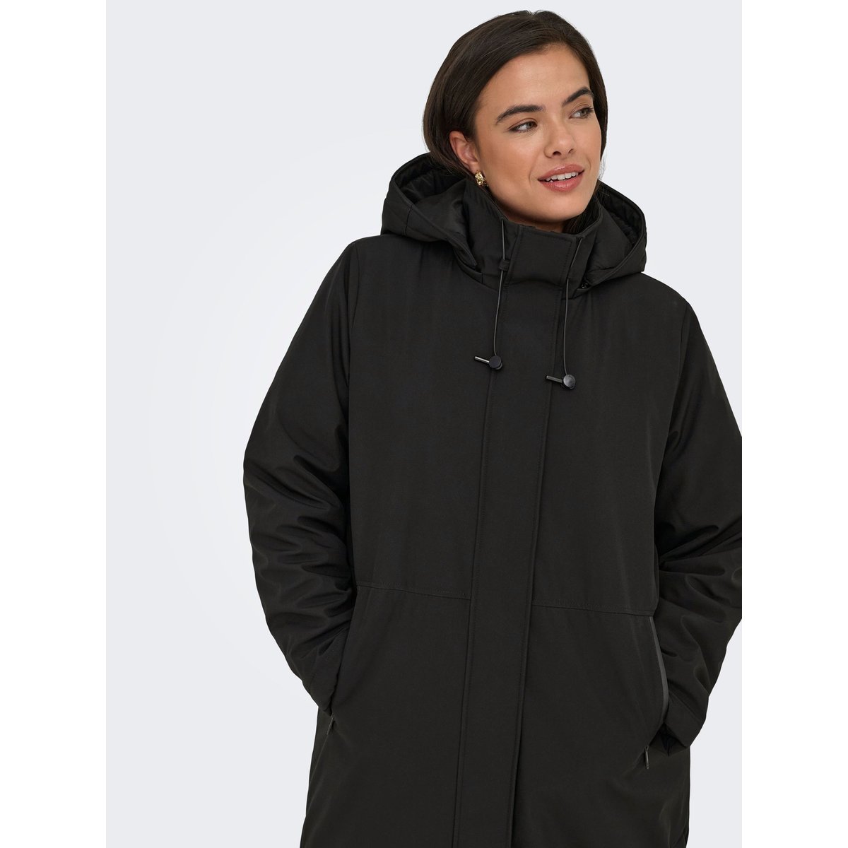 Parka Longue noire - black, ONLY CARMAKOMA