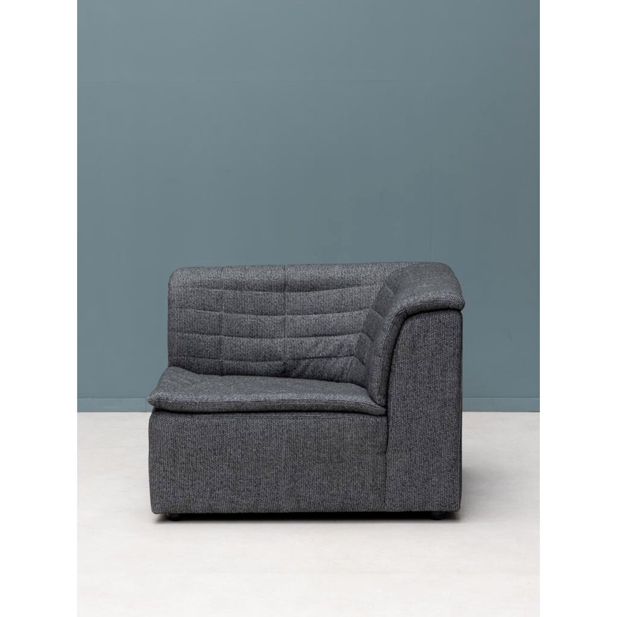 Élément d'angle en tissu CLIDE gris, CHEHOMA