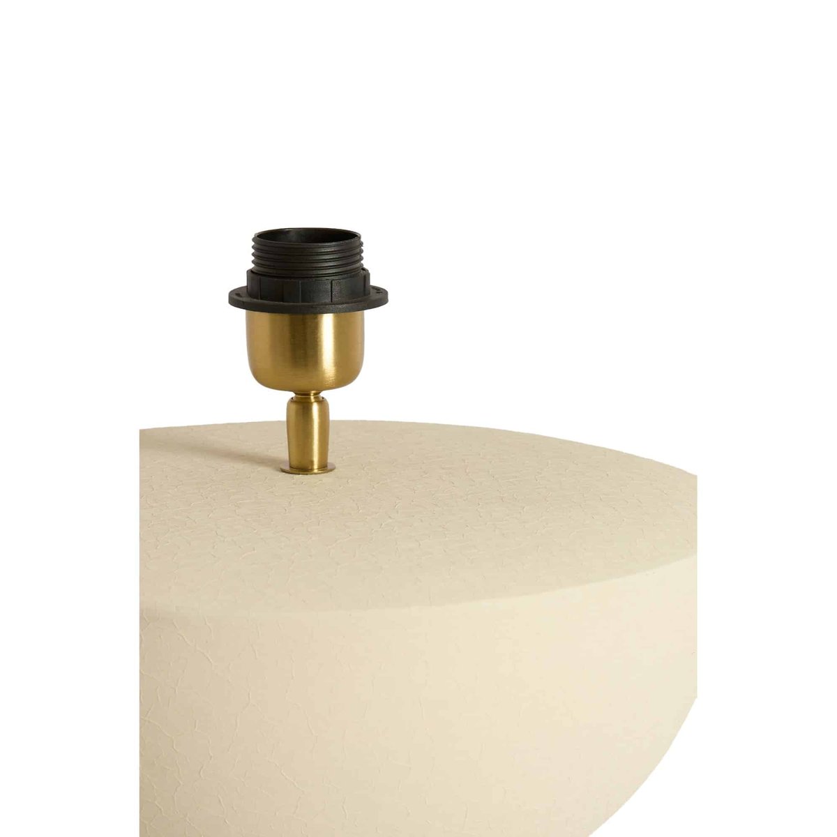 Pied De Lampe Métal ISMARA crème, LIGHT & LIVING