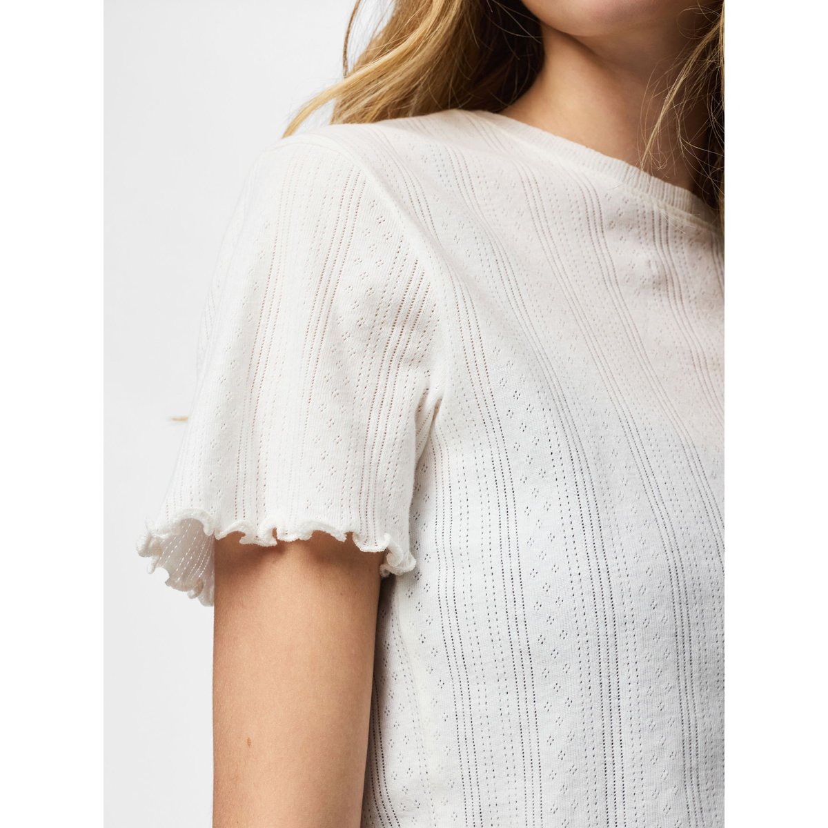 T-Shirt cloud dancer, PIECES