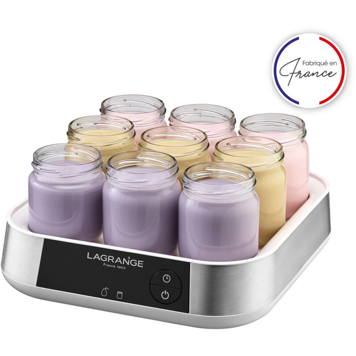 Yaourtière et fromagère ligne + goupillon et entonnoir 459605 couleur unique, LAGRANGE