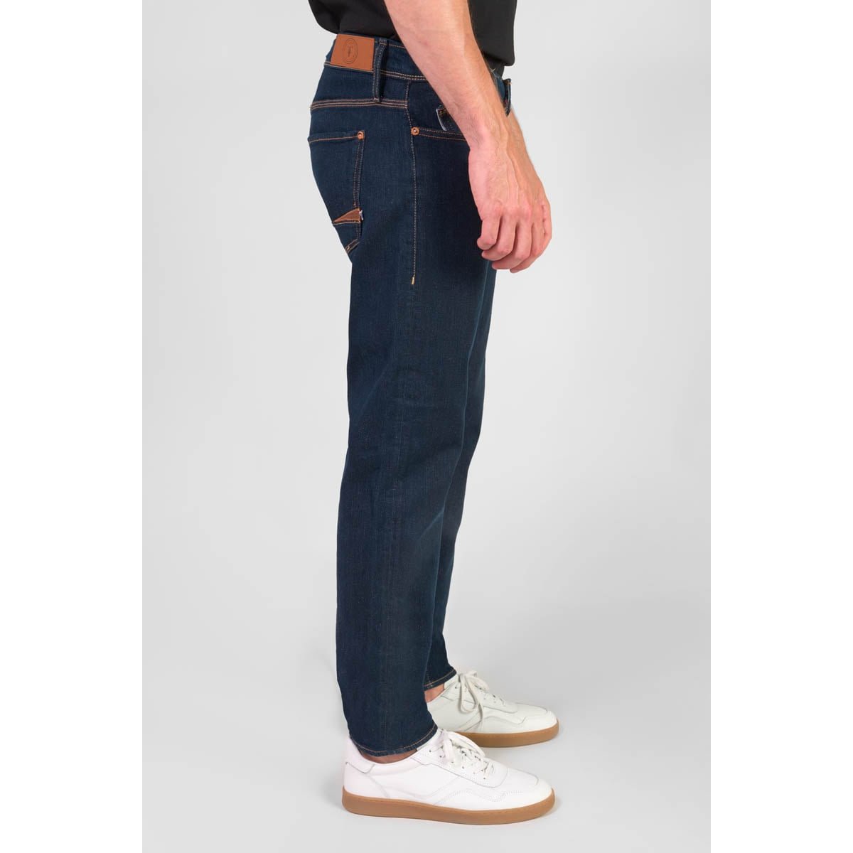 Jeans slim stretch 700/11, longueur 34 blue, LE TEMPS DES CERISES