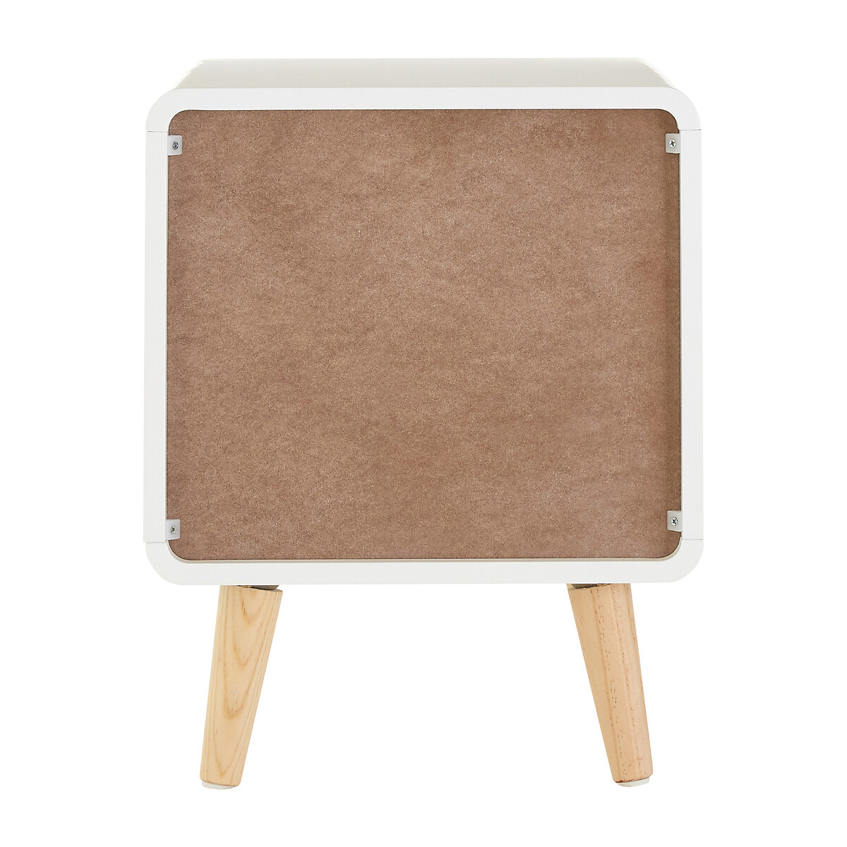 Freddy 1-Door Bedside Table white, SO'HOME
