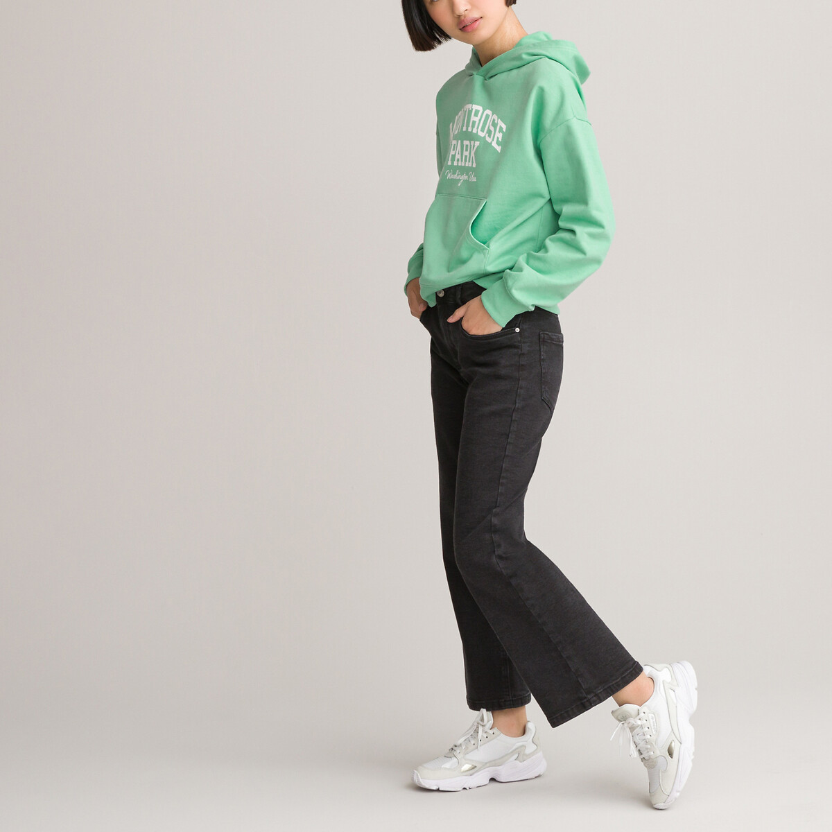 Flared Jeans black, LA REDOUTE COLLECTIONS