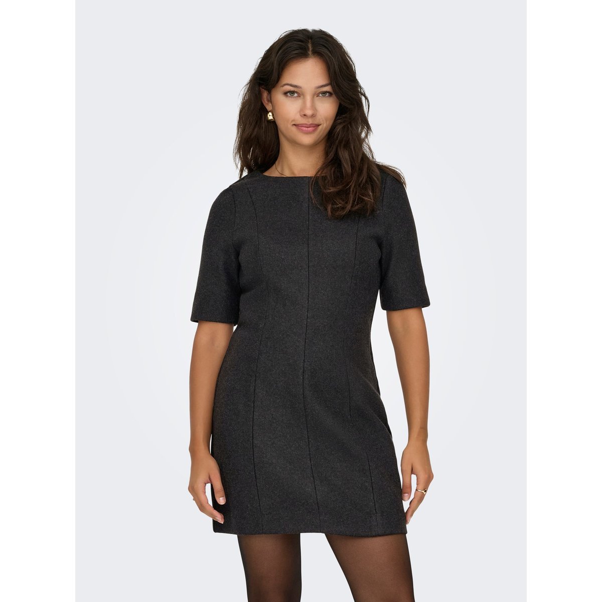 Robe dark grey melange, ONLY