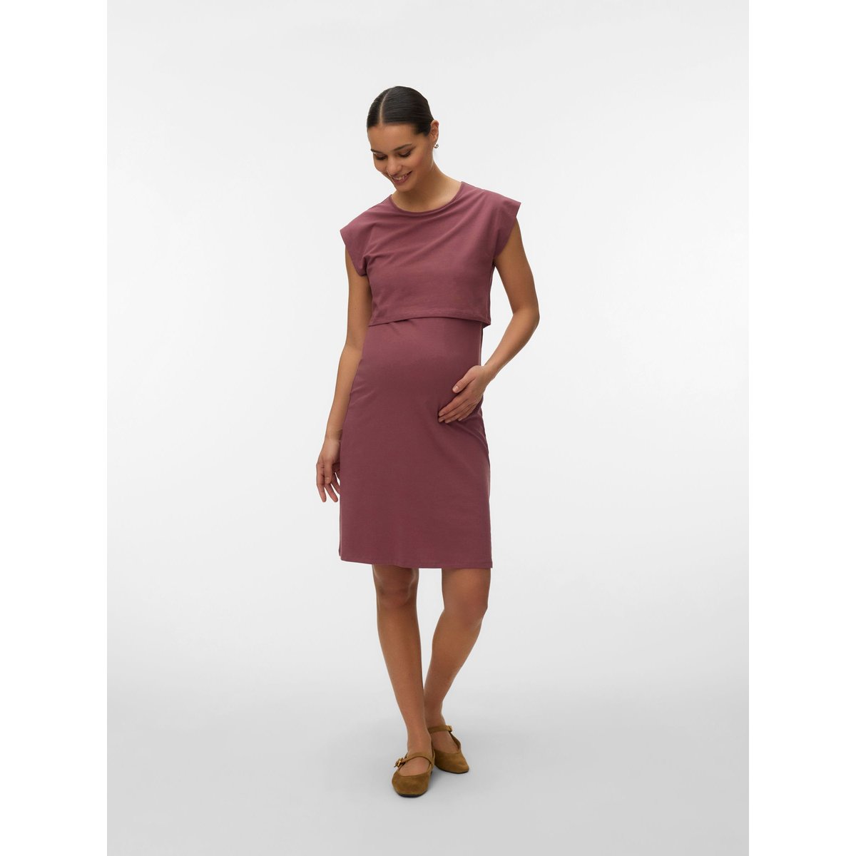 Robe rose brown 1, MAMA LICIOUS