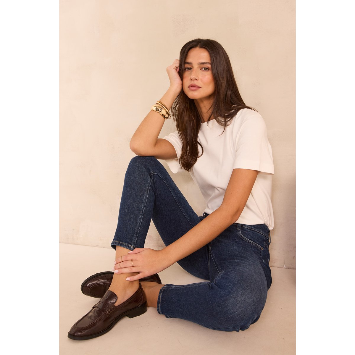 Jean LOU SLIM denim brut, Maison 123