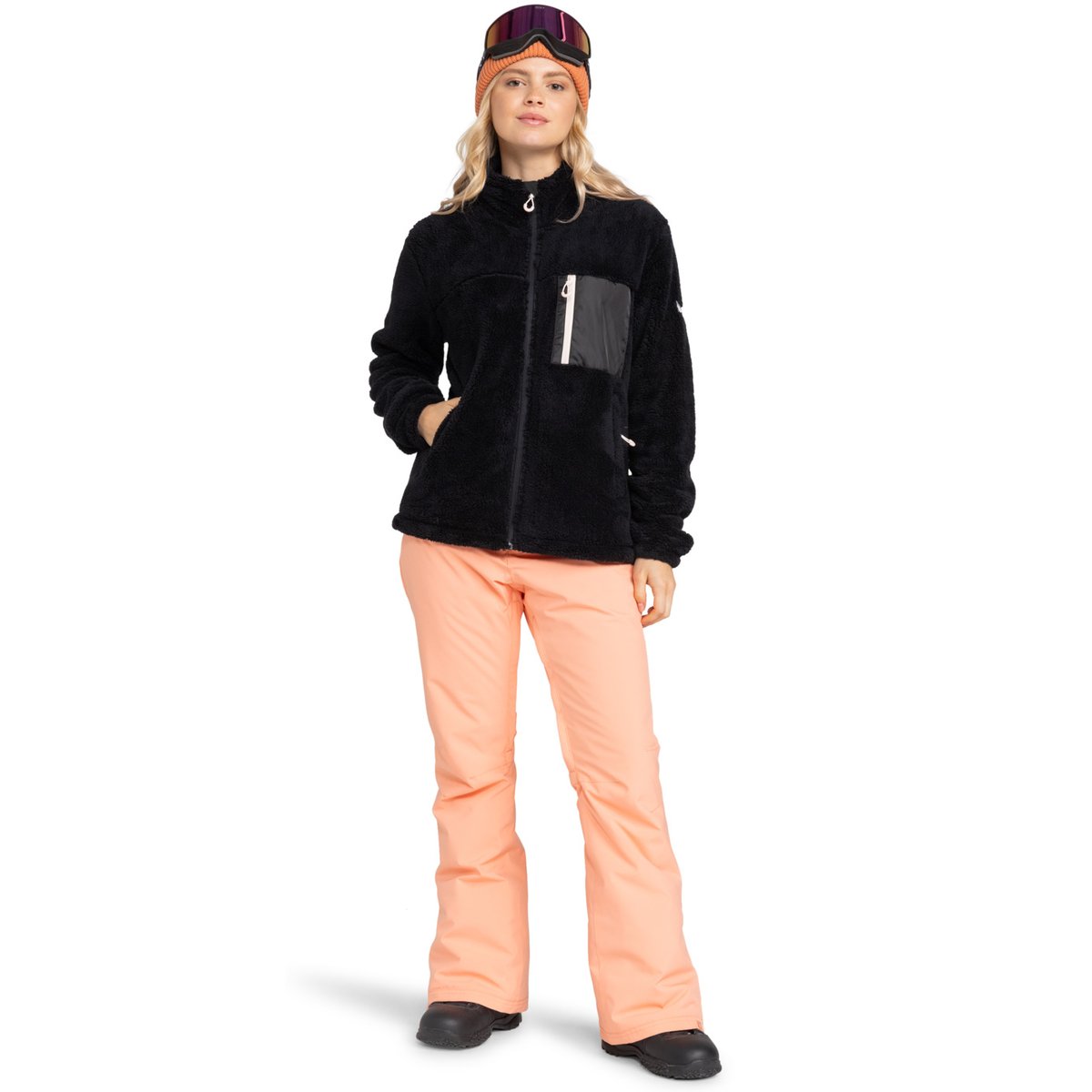 Sweat zippé ALABAMA. noir true black, ROXY