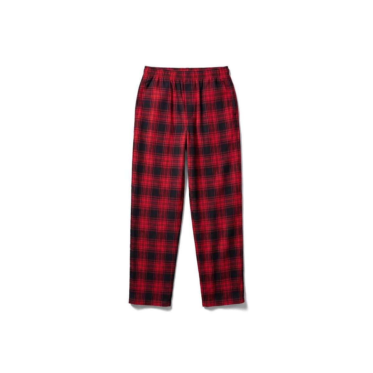 Pantaloni pigiama, in flanella di cotone quadri bordeaux, CALVIN KLEIN UNDERWEAR
