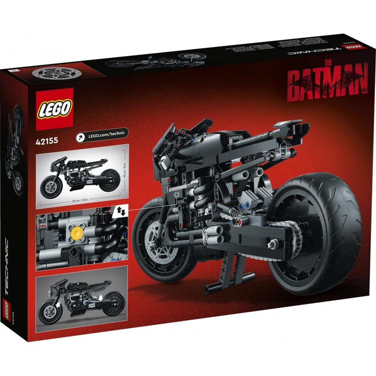 Technic Le Batcycle™ de Batman multicolore, LEGO