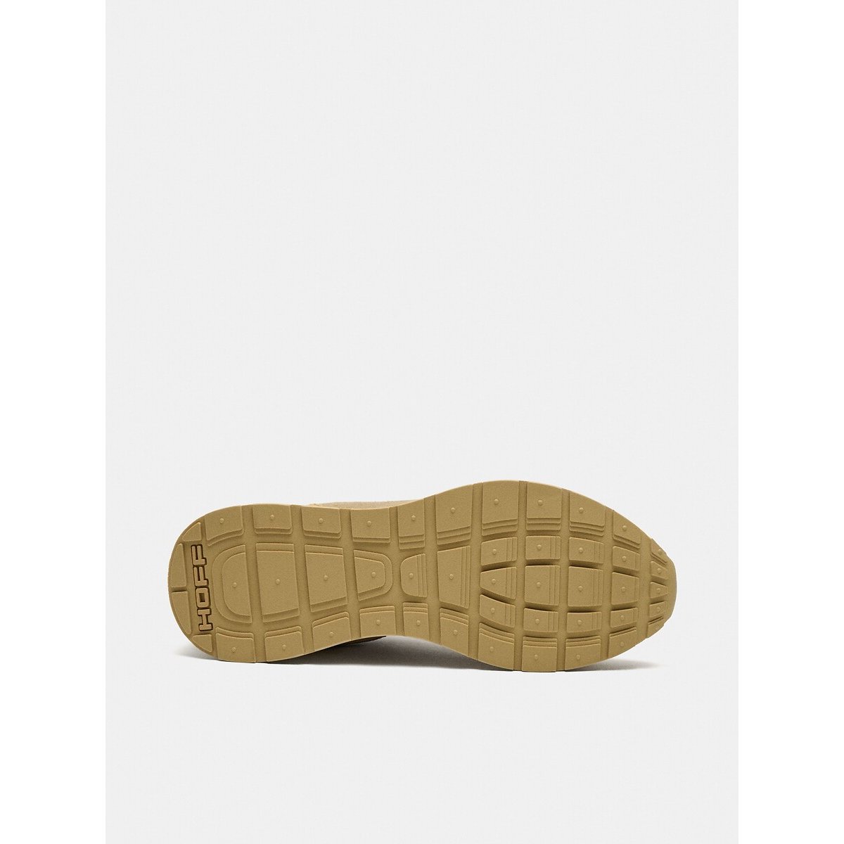 Baskets en cuir City beige, HOFF