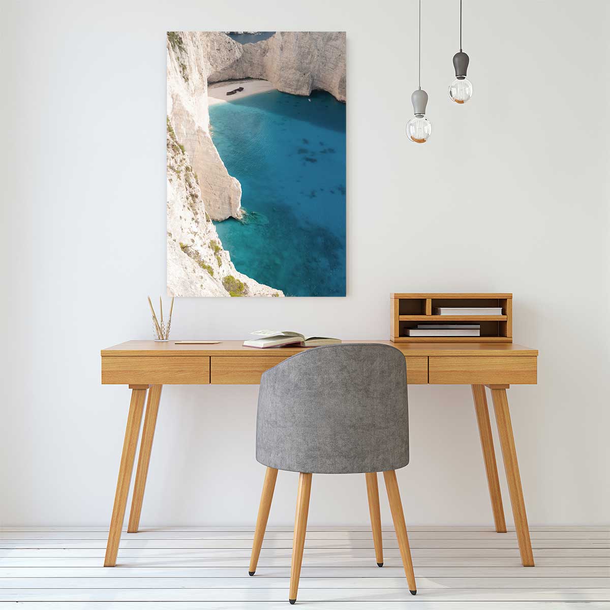 Tableau zante les cyclades tableau alu dibond, HEXOA