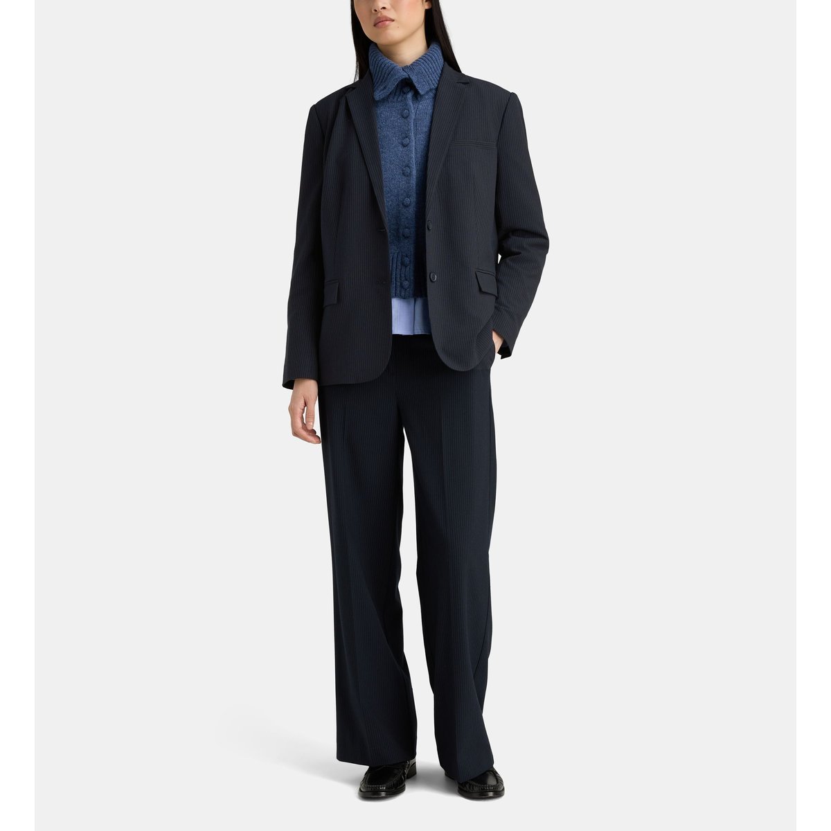 Blazer cintrée jonette bleu marine, JODHPUR