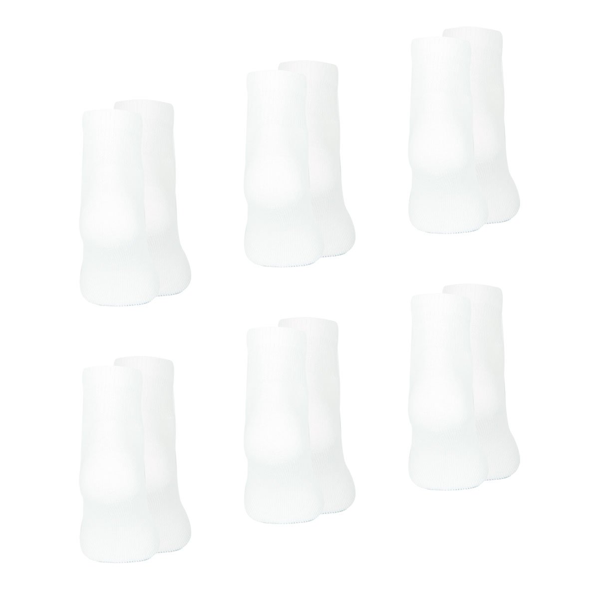 Chaussettes, Lot de 6 paires SPORT blanc, WILSON