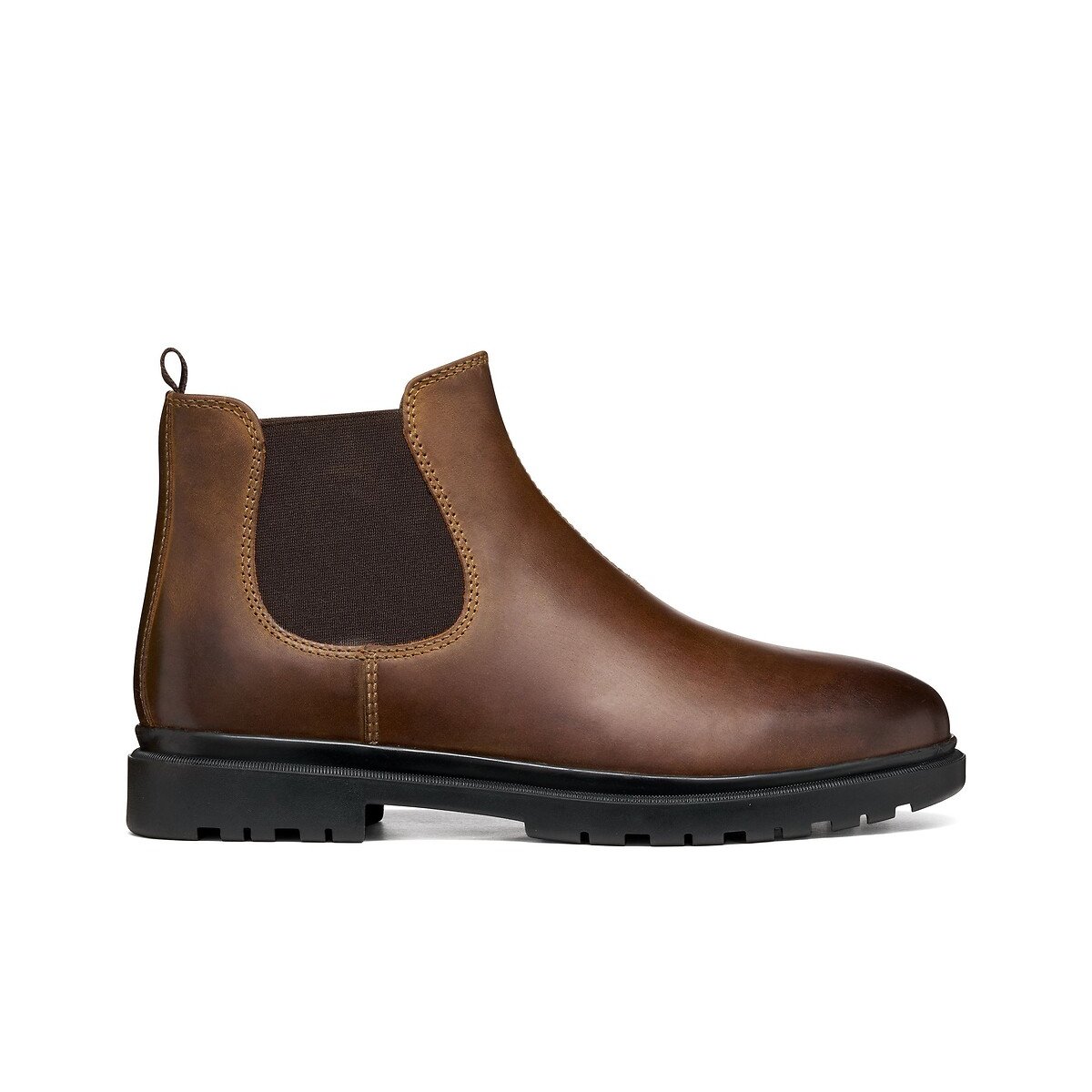 Botas Chelsea de piel ANDALO chocolate, GEOX