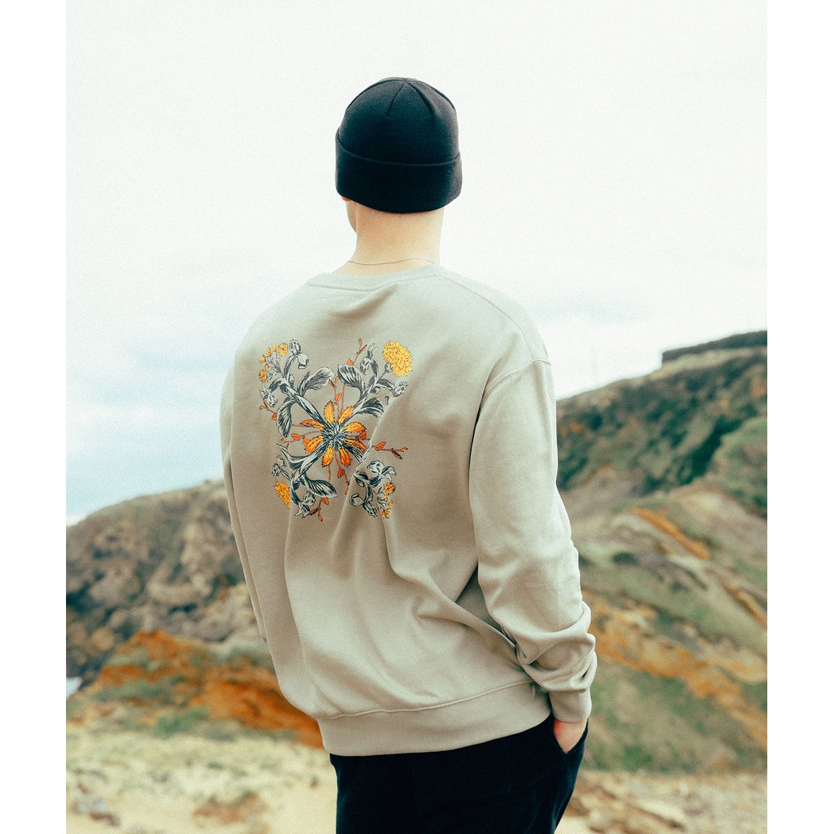 Sweat col rond FLORAL rock, OXBOW