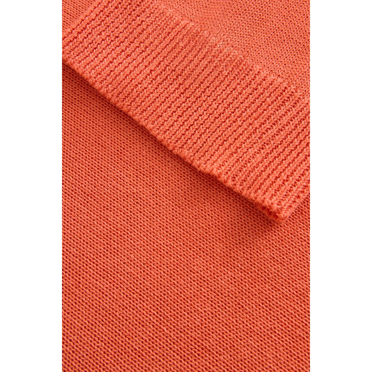 Sweat à capuche décontracté en maille légère orange corail, NEXT