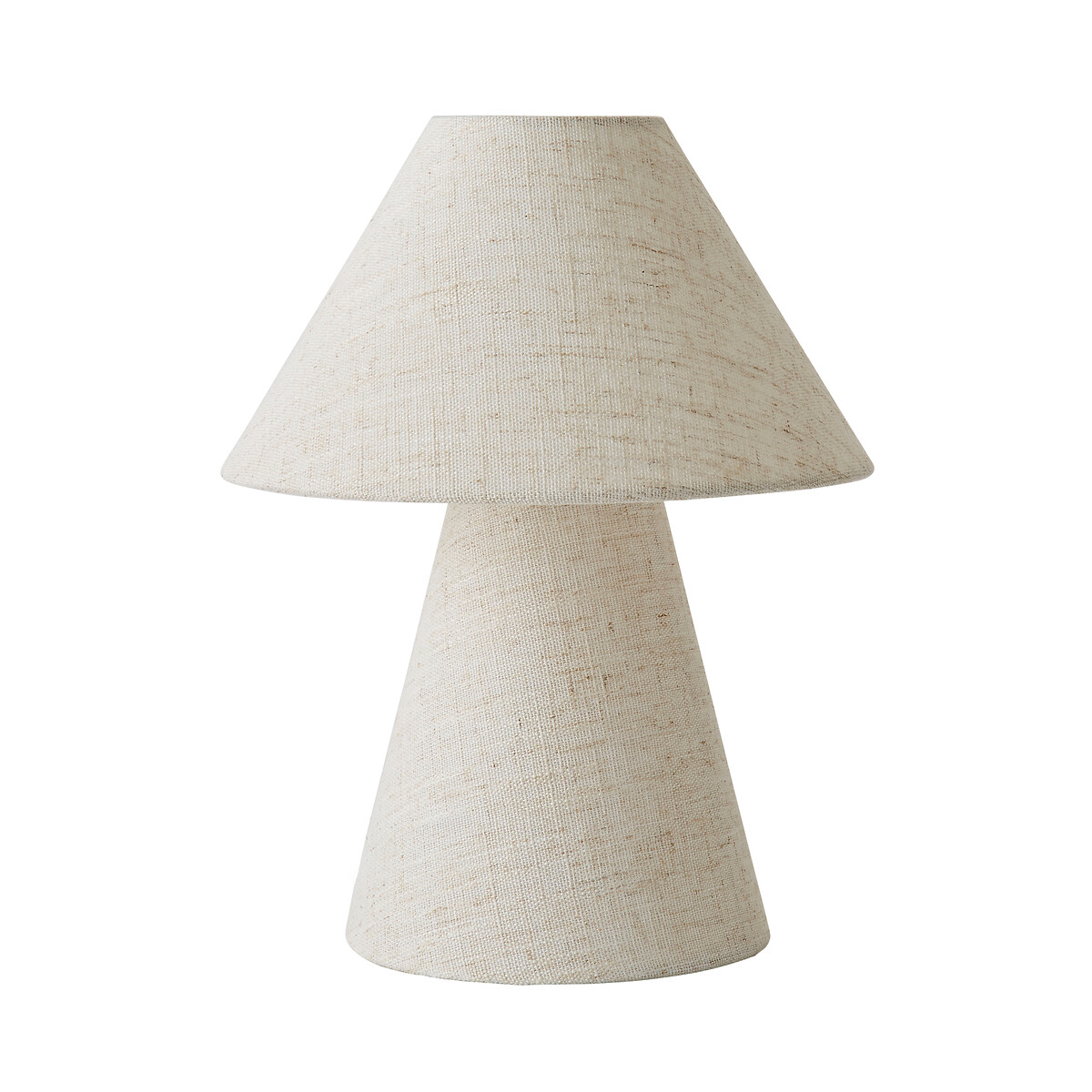 Ginny Tapered Linen Table Lamp natural, SO'HOME