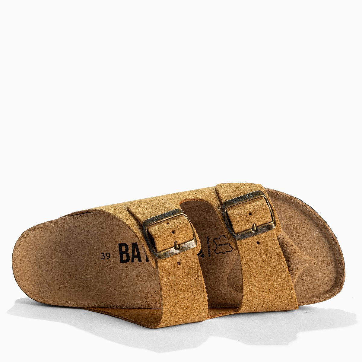 Sandales en cuir ATLAS camel, BAYTON